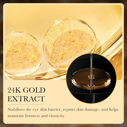Crema de ojos oro 24k - textura